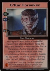 G'Kar Forsaken - Rare